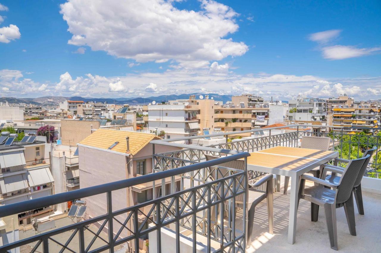 Lis153 By Smart Cozy Suites - Top Floors With Amazing City View - Available 24Hr 雅典 外观 照片