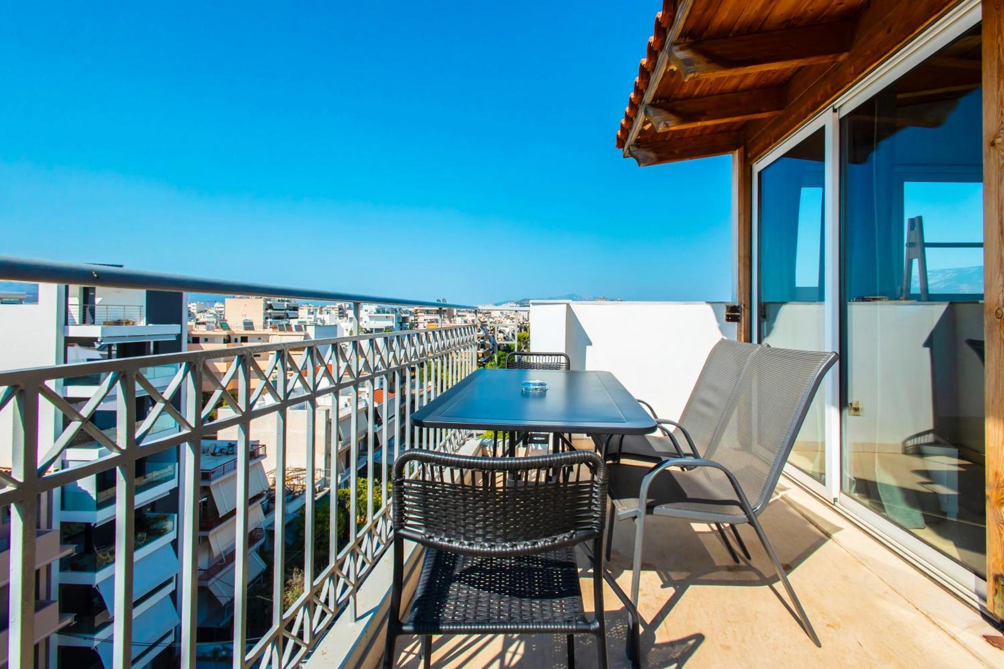 Lis153 By Smart Cozy Suites - Top Floors With Amazing City View - Available 24Hr 雅典 外观 照片