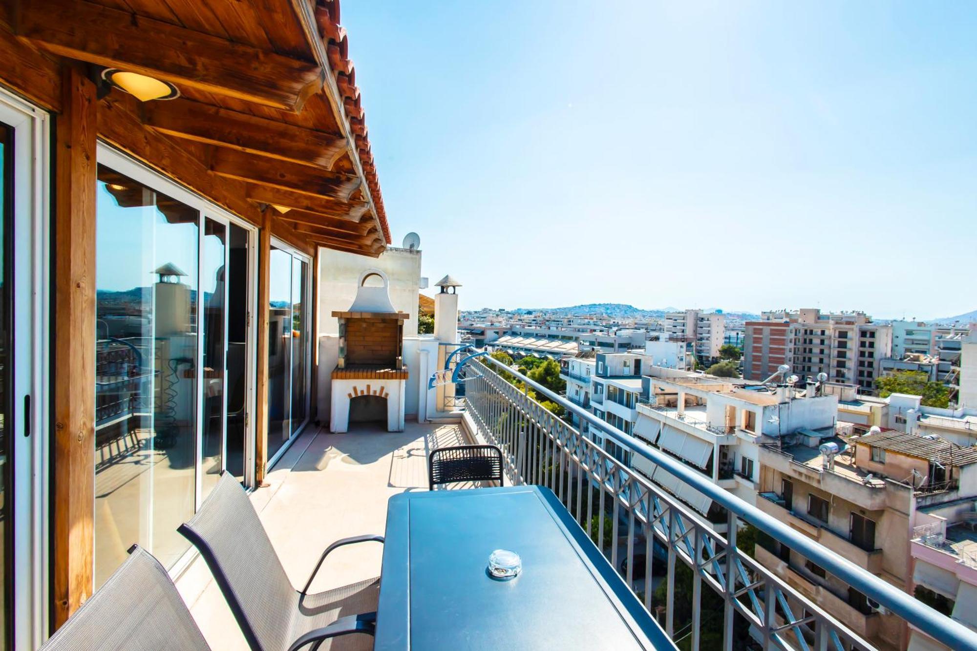Lis153 By Smart Cozy Suites - Top Floors With Amazing City View - Available 24Hr 雅典 外观 照片