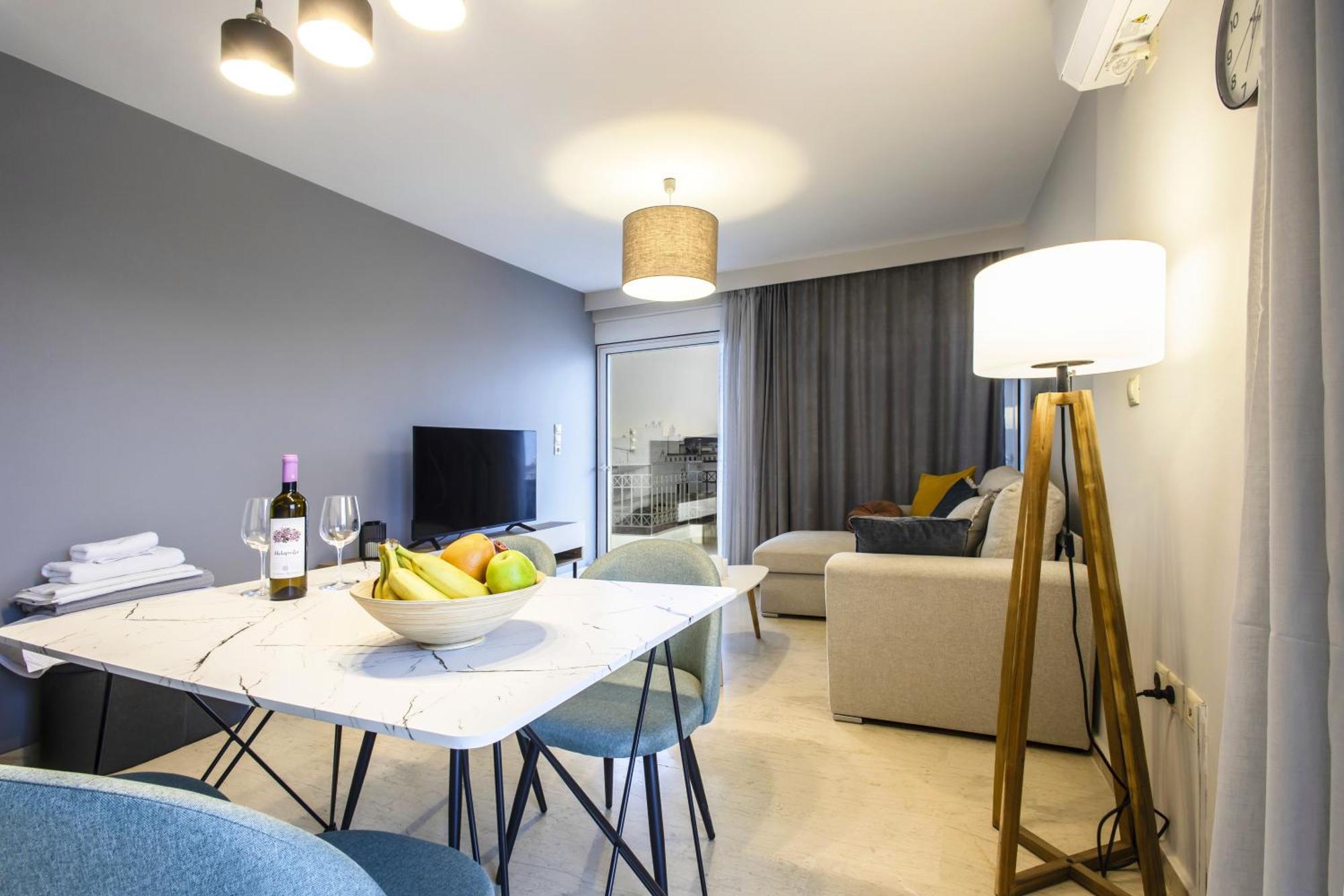 Lis153 By Smart Cozy Suites - Top Floors With Amazing City View - Available 24Hr 雅典 外观 照片